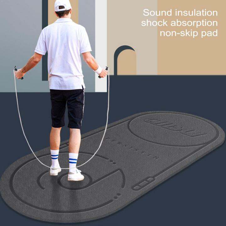 New Jump Rope Mat Exercise Cushioning Mute Yoga Mat Sound Insulation