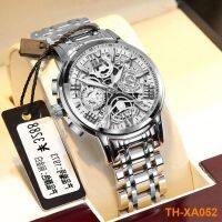 new quality goods automatic mechanical watch waterproof men hollow-out luminous calendar business