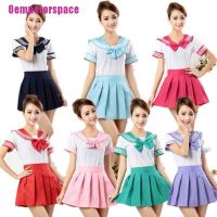 [OEMPER] 3Pcs Japanese School Uniforms Anime COS Sailor Suit JK Students Clothe