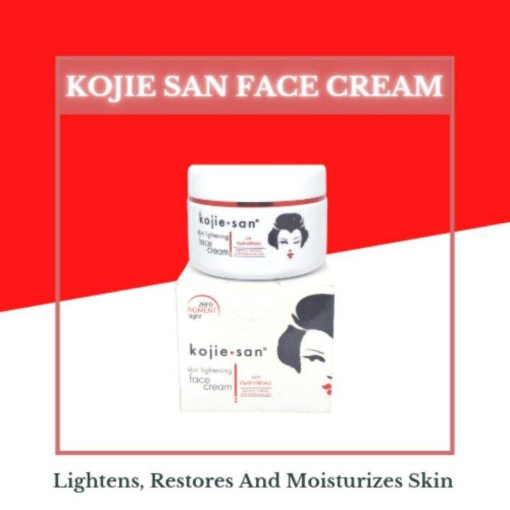 [Quality assurance] Kojie San Face Cream 30g Zero Pigment Light Lazada PH