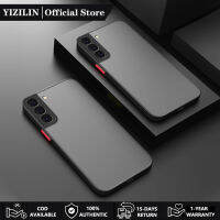 Yizilin เคสผิวด้านโปร่งใสเคสมือถือกันกระแทกใช้ได้กับ Samsung Galaxy S20 S21 S22 S23 Ultra S10 S9 Note20 Ultra A71 A51 A50 ซิลิโคนอ่อนชัดเจนแข็ง