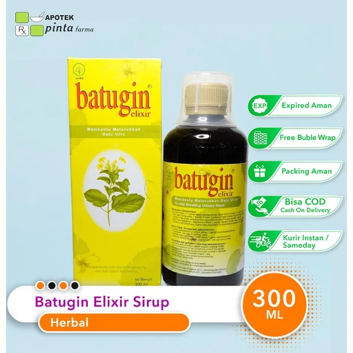 Batugin Elixir Sirup 300 Ml & 120 Ml | Lazada Indonesia