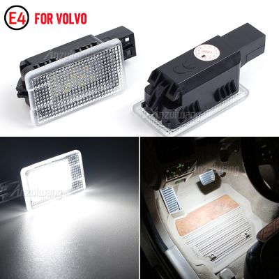 2Pcs LED Courtesy Luggage Trunk Boot Light Footwell Welcome Door Lamp For Volvo V40 V40CC V60 S60 S80 XC40 XC60 XC90 OEM:1286317