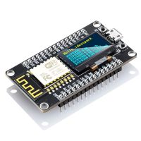 NodeMCU ESP8266 Development Board with 0.96Inch OLED Display CH340 ESP-12E WiFi Module -USB for Micropython Durable Easy to Use