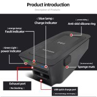 Car Wireless Charger For Volvo XC90 NEW XC60 S90 V90 QI 18-2023 Special Mobile Phone Charging Plate Car Accessories V60 2020 S60