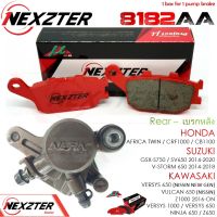 8182AA NEXZTER ผ้าเบรคหลัง HONDA CRF1000,AFRICA TWIN / KAWASAKI Z650,NINJA 650,VERSYS 650,Z1000(16-ON),VULCAN 650/ SUZUKI V-STROM 650 (14-18),GSX-S750 เบรค ผ้าเบรค ผ้าเบรก เบรก ปั๊มเบรก ปั๊มเบรค