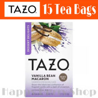 TAZO TEA ? ชาดำรสขนมหวานมาการอง Tazo Dessert Delights Vanilla Bean Macaron Sugar and Calorie Free Black Tea ⭐พร้อมส่ง⭐ ชาเพื่อสุขภาพ นำเข้าจากประเทศอเมริกา 1 กล่องมี 15 ซอง