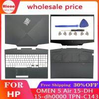 J20ฝาหลังหน้าจอสำหรับ HP OMEN 5 15-Dh0000 15-DH ลม TPN-C143ปกหลัง LCD แล็ปท็อปฝาหลัง L57320-001เคสด้านล่าง