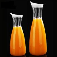 1.6L Capacity Acrylic Fruit Juice Milk Pot Bar Party Wine Beer Bottle Beverage Cold Water Kettles Anti-fall Water Pitcher Jug