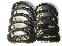 Authentic HONMA hippopotamus BERES golf iron set ostrich-shaped leather cap set club protective cover