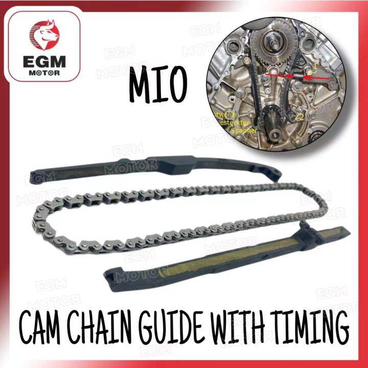 [EGM MOTORCYCLE] MOTORCYCLE CAM CHAIN GUIDE WITH TIMING FOR MIO Lazada PH