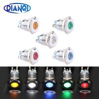 16mm metal indicator 3V 12V 24V 220V soft light LED waterproof power supply indicator with screw terminal Red Blue Green White