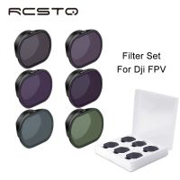 RCSTQ Drone ND Filter Set For Dji Fpv Drones Camera Lens Filter Kit Aluminum Alloy UV CPL ND4 ND8/16/32 for Dji FPV Accessoires Filters