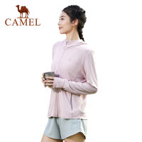 Cameljeans เสื้อผ้ากีฬาสำหรับผู้หญิง,เสื้อผ้าป้องกันรังสีอัลตราไวโอเลตเสื้อผ้าแจ็คเก็ตมีฮู้ดผิวน้ำแข็งฤดูใบไม้ผลิและผ้าบางสำหรับฤดูร้อน