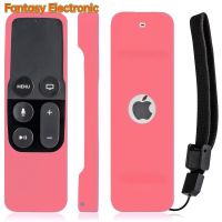 FE เคสซิลิโคนควบคุมระยะไกล,เคสป้องกันผิวสำหรับ Apple TV 4th Gen Siri รีโมทคอนโทรล