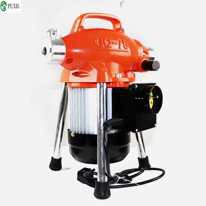 Gq75 pipe dredging machine professional kitchen toilet unclogging