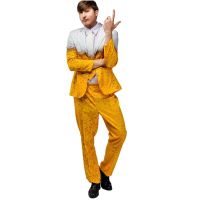 Mens Oktoberfest Suit Costume Bavarian Beer Cosplay Dress Up Adult Suit Clothes Role Play Yellow Beer Party Fantasia Costumes