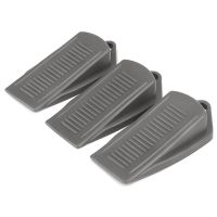 【LZ】✌◙  3PCS Rubber Door Stopper Wedge Nail-free Safety Door Stops Anti-bump Door Holder Gear Gate Resistance Door Stop Hardware