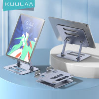 KUULAA Tablet Stand Phone Holder iPad Pro 2021 2020 Samsung Xiaomi Tablet Foldable iPad Stand Notebook Stand Metal Adjustable Desktop Tablet Holder Universal Table Cell Phone Stand