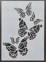 1Pcs 21x29 Cm Butterfly Template DIY Layering Stencils Wall Painting Scrapbook Coloring Embossing Album Decorative Card Templat