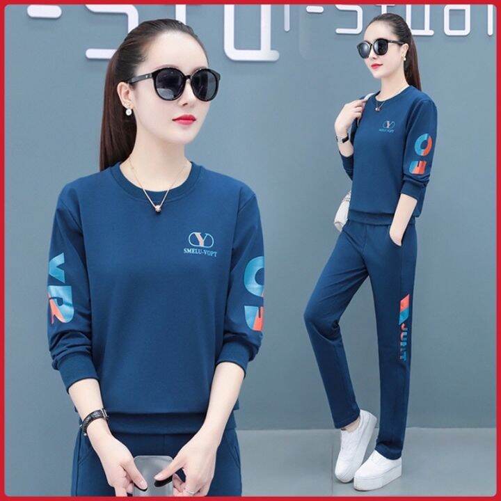 Sale Sốc ] Bộ Đồ Nữ Thu Đông Dài Tay - Quần Áo Thu Đông Mặc Nhà Chất Umi Cao  Cấp Mã | Lazada.Vn