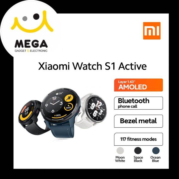 Xiaomi Mi Smart Watch S1 Active Garansi Resmi Xiaomi Indonesia | Lazada ...