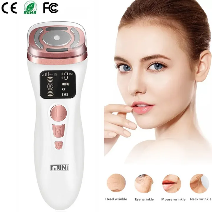 Mini Hifu Ultrasonic Bipolar RF Radio Frequency Machine Face Lifting ...