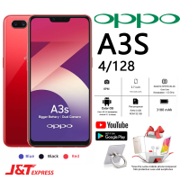 【ใหม่เอี่ยมของแท้】OPPO A3S ของแท้ 100% smart phone Ram 6GB Rom 128GB 6.2"  โทรศัพท์มือถือ (รับประกัน 1ปี ฟรีอุปกรณ์ตกแต่งครบชุด)