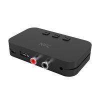 NFC Bluetooth-Compatible 5.0 ตัวรับ อะแดปเตอร์ 3.5 มม. RCA Audio AUX Output Wireless Dongle HIFI Stereo Receptor สําหรับลําโพงทีวีในรถยนต์