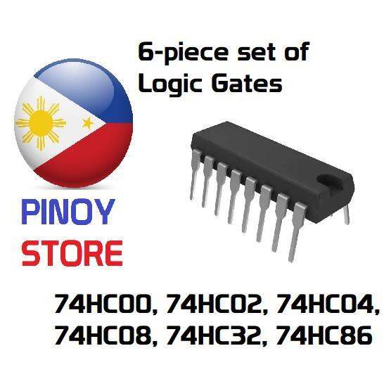 【Special Sale】 6 pcs logic gate ICs 74HC series logic gates NAND NOR OR ...