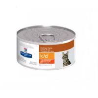 นาทีทอง ส่งฟรี Hills  feline k/d  chicken 156 g cat food อาหารแมว สูตรไก่ โรคไต แบบกระป๋อง