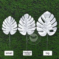 Single Chip Simulation Gold Silver Turtle Back Leaf Loose Tail Leaf Wedding Decoration Birthday Party Merry Christmas Room Decor