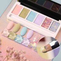 3/6/16Colors Macaron Solid Nail Gel Palette Glitter Pink Blue Mud Painting Gel Set Nail Art Design Semi Permanent UV Gel Varnish