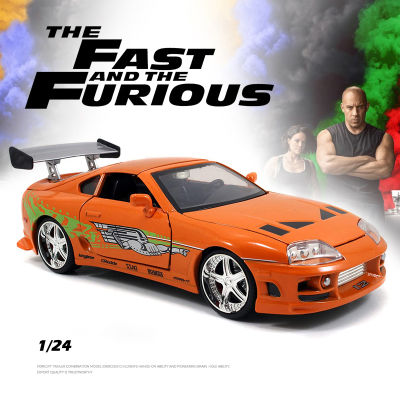 2021ใหม่1:24 Supra 1995ของเล่นล้อแม็กรถยนต์ D Iecasts และของเล่นยานพาหนะรถรุ่นขนาดเล็กขนาดรุ่นรถของเล่นสำหรับเด็ก