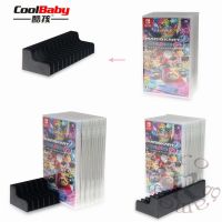 2pcs Storage Shelves Game Card Box Storage Stand CD Disk Holder For Switch NS Game Cartridge CD Disk Support 24pcs CardA3