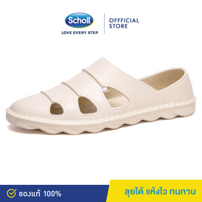 Scholl รองเท้าแตะเพื่อสุขภาพ ชื่อร่วม Kanye West Ye 700 รองเท้าแตะรองเท้า Mens Slip on Shoes รองเท้าแตะแฟชั่น Plus Size：EU39-EU46 รองเท้าขับ Cool