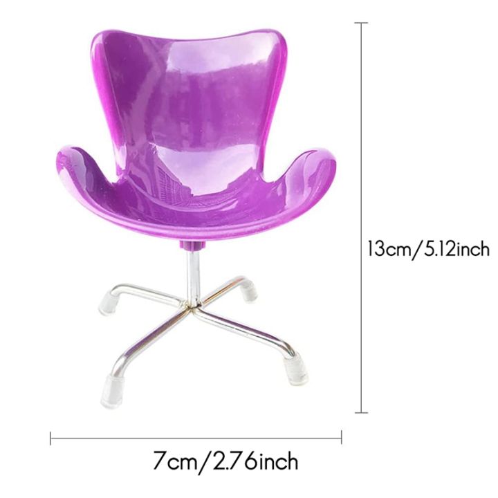 2-pcs-1-6-dollhouse-miniature-chair-dollhouse-mini-chairs-simulation-colorful-armchair-backrest-swivel-egg-chair
