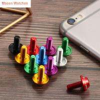 MASEN Colorful 2Pcs/Set Road Bike Aluminum Alloy Mountain Bike Air Pump Holder Fixing Bolts Bike Bottle Holder Screw Fixed Screw Water Bottle Holder Cag