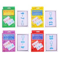 Math Flash Cards Addition Subtraction Multiplication Division Flashcards Kindergarten Preschool Home Classroom Teaching and Learning Tool for Multiplication Division to Kids there