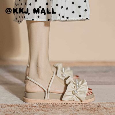 KKJ MALL รองเท้าผู้หญิง รองเท้าส้นสูง รองเท้าเเตะ 2021 ใหม่ 113003