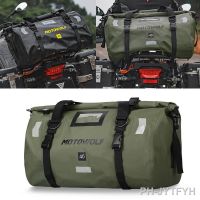 ✷ For BMW For Yamaha Motorcycle Bag Waterproof PVC Tail Bags Reflective Tail Duffle Bag Saddle Dry Luggage Outdoor Bag