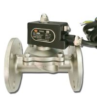 【hot】♣◎  2 way stainless steel flange solenoid valve DN25 AC220VDC24V Flange explosion-proof water Magnetic