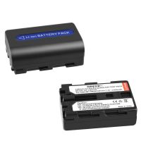 ZZOOI 2Pcs NP-FM50 NP-FM55H Battery for Sony NP FM50 FM55H NP-FM30  NP-FM50  NP-FM51  NP-FM70  NP-FM71  NP-QM70 NP QM71 QM71D FM90