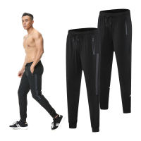 Training Pants Men Joggers With Zipper Pockets Pant Fitness Drawstring Sweatpants Thin Nylon Male Running Trousers