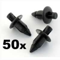 50x6mm สำหรับหมุดพลาสติกจักรยาน fairing Trim คลิป-Honda สำหรับ Yamaha สำหรับ Suzuki สำหรับ KAWASAKI