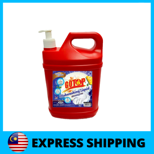 2kg Gotop Vinegar Enzyme Dishwash With Pump Multipurpose Dishwashing