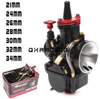 【hot】∏☏◑  21 26 28 30 32 34mm PWK carburetor for MAIKUNI 2T 4T engine motorcycle scooter UTV universal