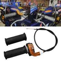 ❍☊ Twist Throttle Accelerator Grip and Cable For 47cc 49cc Mini Dirt Bike ATV Quad Pocket Mini Motorcycle 22mm Handlebar Universal