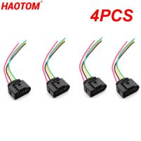 ◈ 4PCS/Set Ignition Coil Connector Harness Wiring Plug for Audi A3 A4 A5 A6 TT VW Passat Jetta Golf 1J0973724 2011340 1J0998724