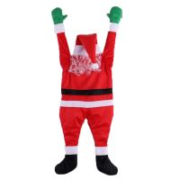 【CW】 2023 new year christmas climbing santa claus hanging doll christmas tree decoration outdoor window decoration